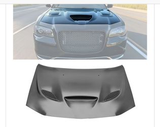 2011-2023 Chrysler 300 SRT Hellcat Front Hood Scoop Vent Aluminum