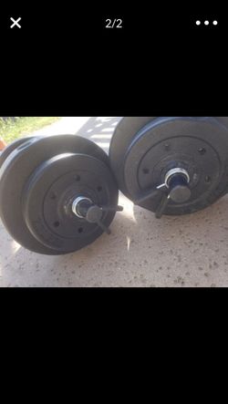 Dumbbells 40lbs adjustable