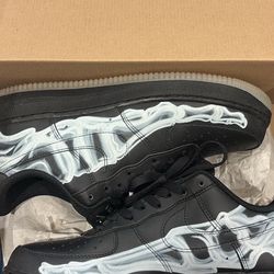 Nike Air Force 1 '07 QS Black Skeleton