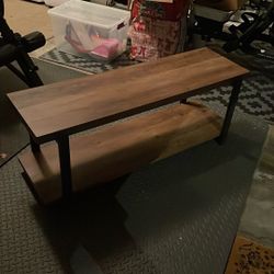 Wooden bench
