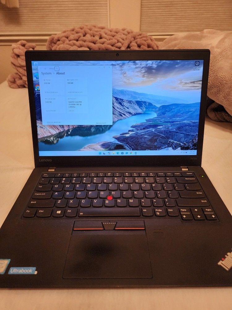 Lenovo Thinkpad T470s I5 8 GB 256 SSD Webcam Windows 11 Pro