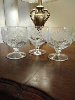 Crystal Brandy- cognac glasses set of 3