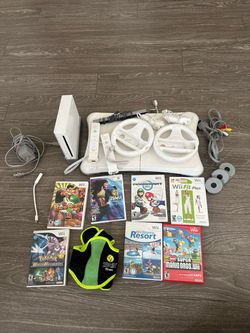 Nintendo wii with games