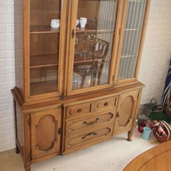 Mid- Century China Hutch 
