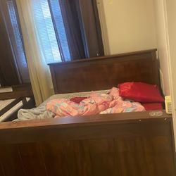 Queen And Single Size Beds With Or Without Mattress. 