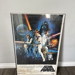 Original 1977 Star Wars Poster 