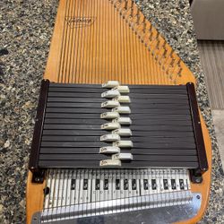 Vtg oscar schmidt Wood autoharp 36 string 15 chord