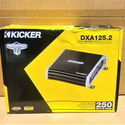 🚨 No Credit Needed 🚨 Kicker DXA-Series DXA125.2 Car Power Amplifier 2-Channel System 43DXA1252 🚨 Payment Options Available 🚨 