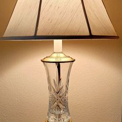 Stiffel Crystal Lamp 31"