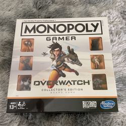 Monopoly Gamer Overwatch Collector Edition Hasbro