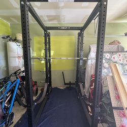 Fully Loaded Squat Rack