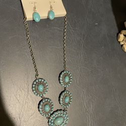 Necklace And Earrings Set Brand New