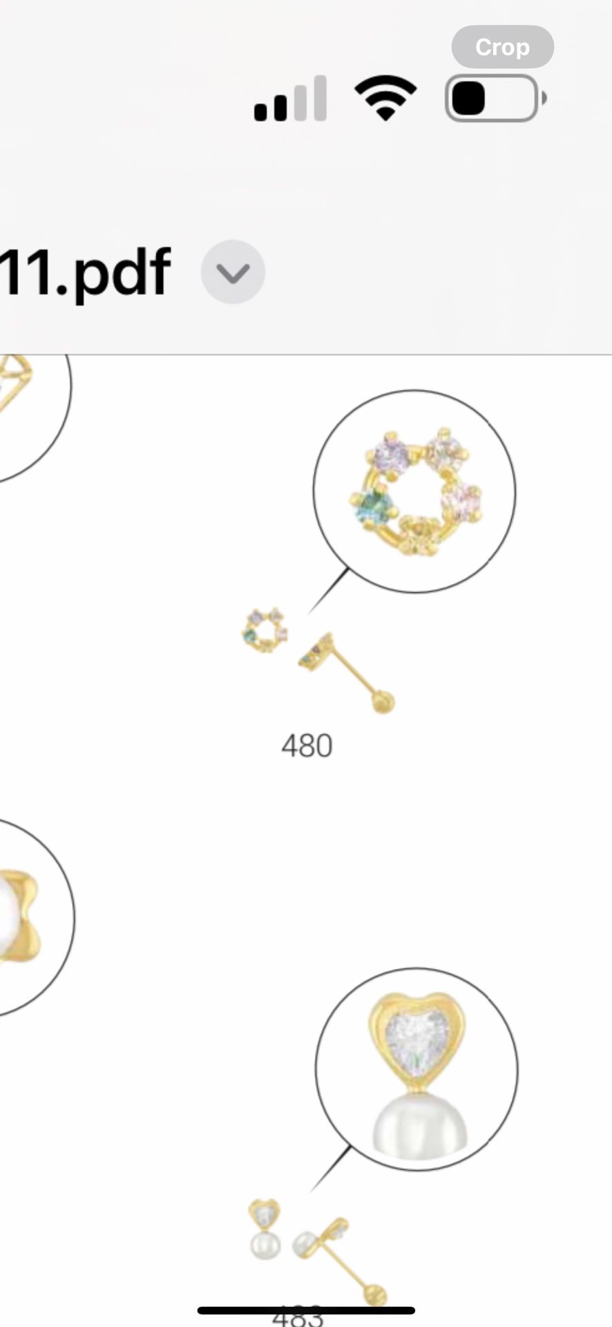 Gold Earrings 10k/aretes De Oro 10k