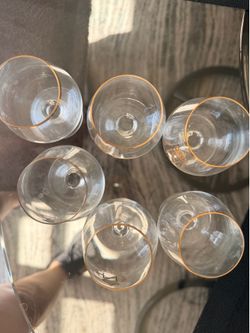 Set of 6 Napoleon Brandy Snifter Glasses