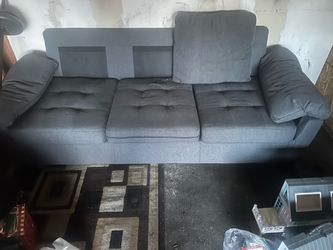 Gray sofa