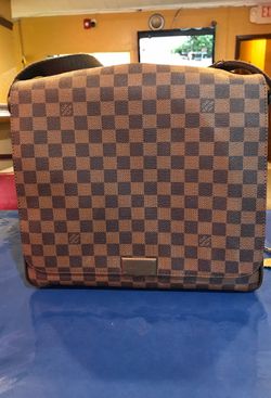 Louis Vuitton Messenger District Mm Damier Ebene Brown Canas Shoulder Bag