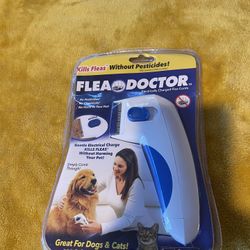 Electric Flea Zapper Lice Remover Hair Comb Brush for Pet Cat Dog Cleaning Tool