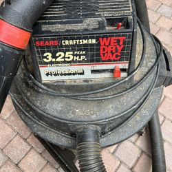 Craftsman Wet Or Dry Heavy Duty Large Canister
