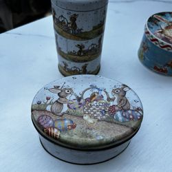 Small Vintage Metal Boxes 