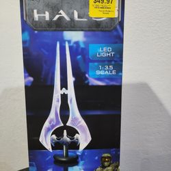 Halo Infinite Energy Sword Illuminated Collectible LED desktop lamp. 