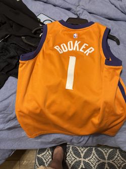 Devin Booker Orange Suns Jersey