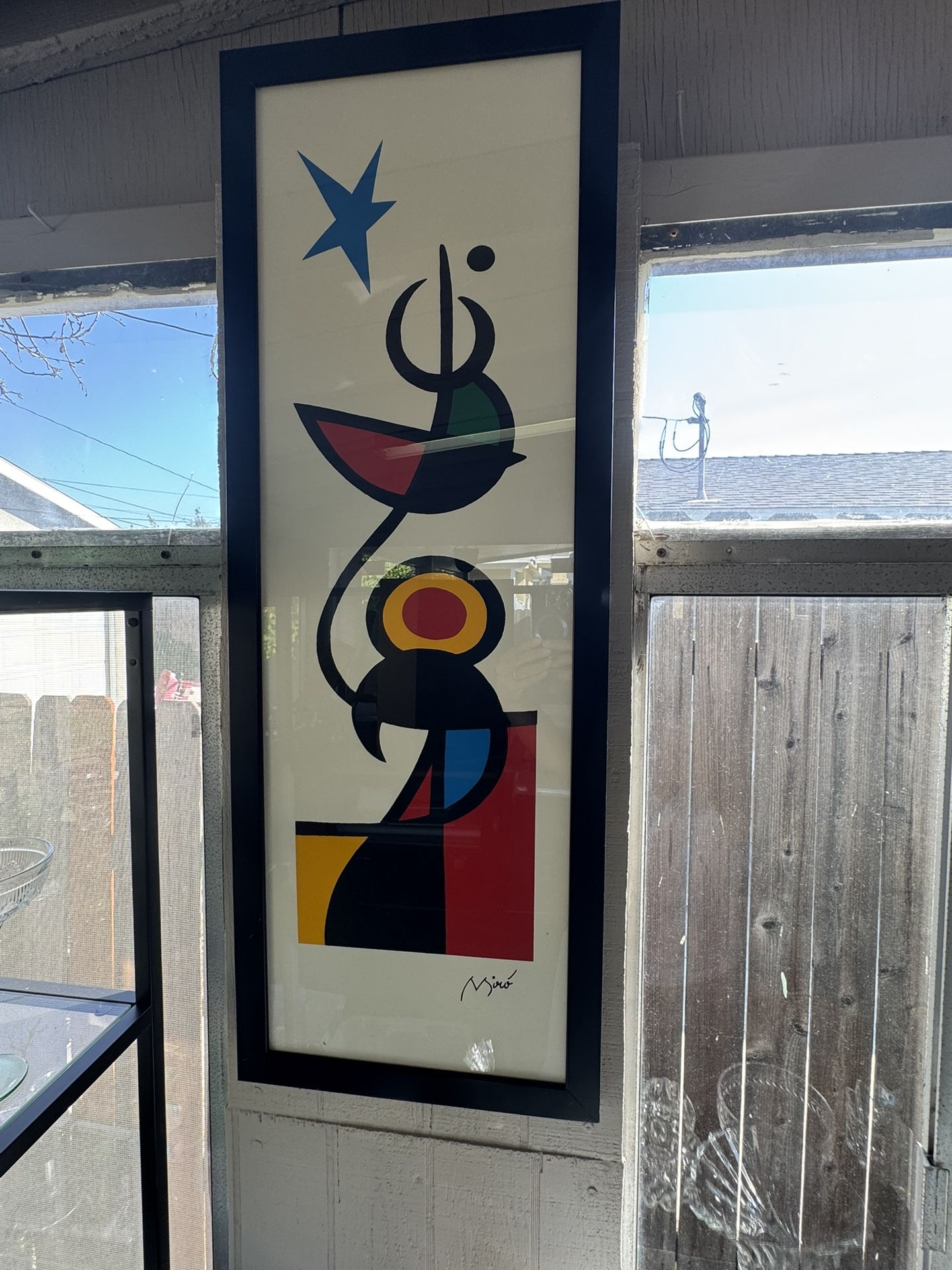 Joan Miro Fine Art Framed Reproduction