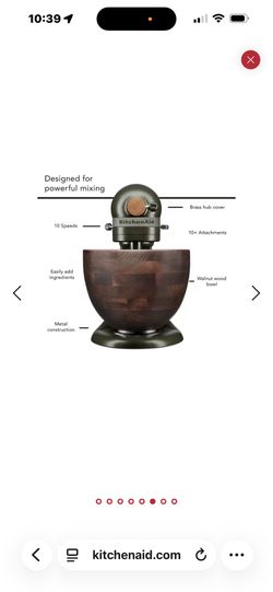 Kitchenaid Artisan Stand Mixer 