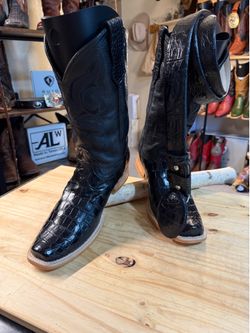 🐊 🔥Premium American Alligator Cowboy Boots
