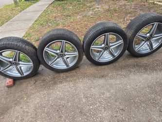 Mercedes Benz AMG 18 inch OEM Rims and Tires. Originals Made in Germany