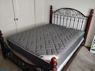 Twin Bed frame with mattress