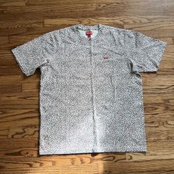 Supreme Pink Leopard Print T Shirt 