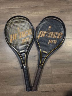 PRINCE PRO TWO TENNIS RACKETS 🎾  4 1/2