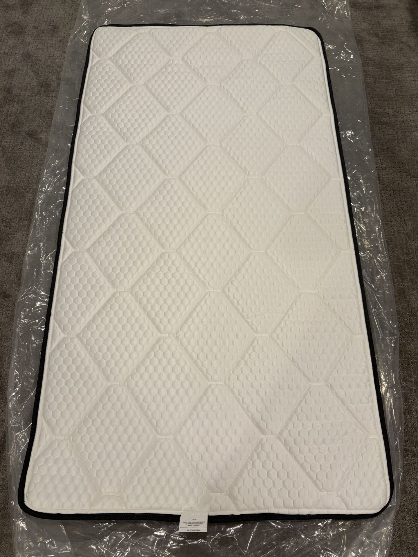 Firm Cooling Twin Mattress Topper - GlacioTex