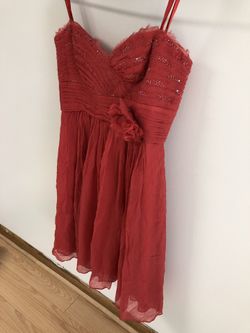 BCBG strapless cocktail dress