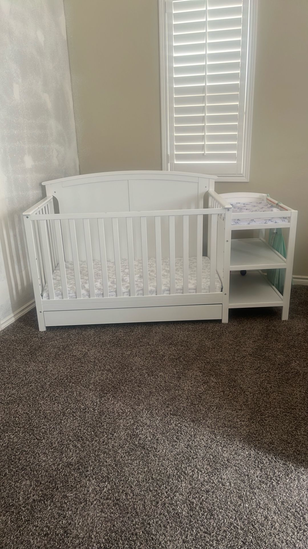 White Baby Crib