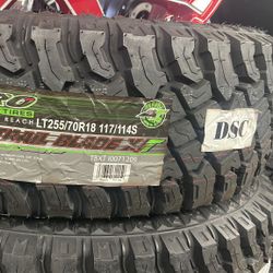 LT 255 70 18 Atturo XT New Tires Set 