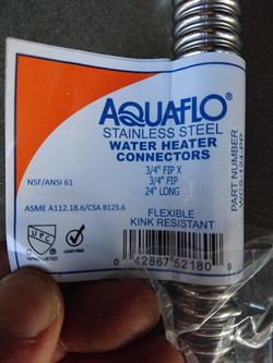 Water Heater Connectors Stainless Steel 