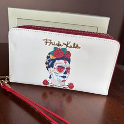 Long Wallet Cartera Frida Kahlo .