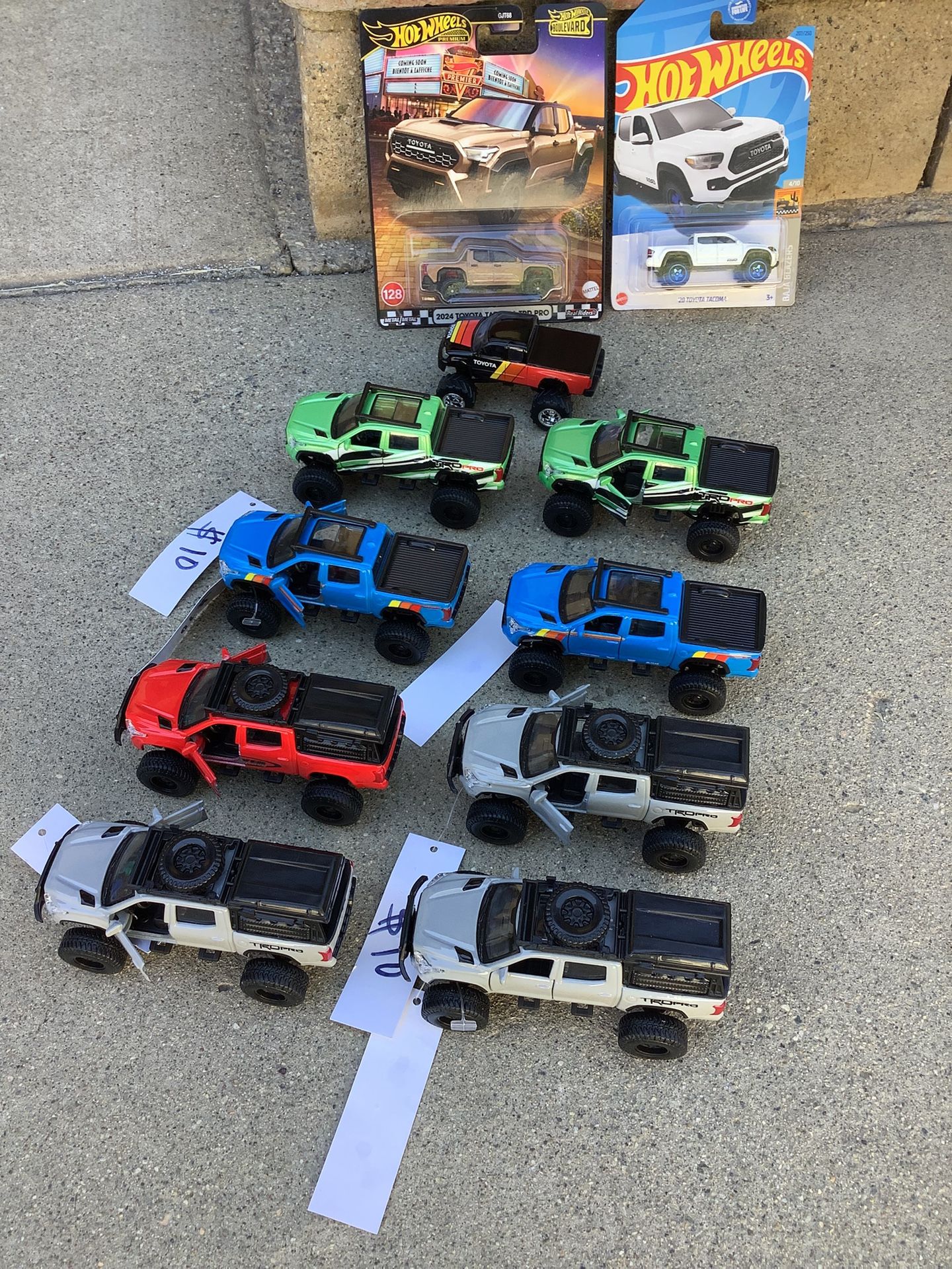 New Toyota TRD Die Cast Pick Up Truck Scale 1/43 + 1:64 (Valencia) $5 $10 Each One