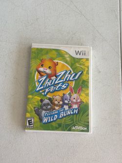 Nintendo Wii Zhu Zhu Pets Featuring The Wild Bunch Video Game