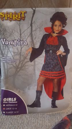 Halloween costume - girls Vampira