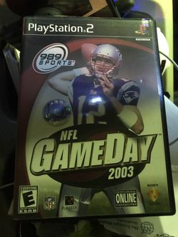 PlayStation 2 NFL game day 2003