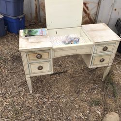 Vintage Make Up Desk