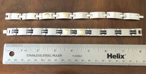 Mens bracelet (8” length)