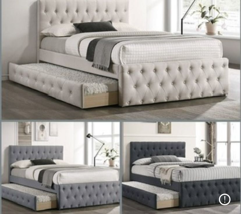 Fulltwin Beige Frenchi Double With Ortho Matres!!