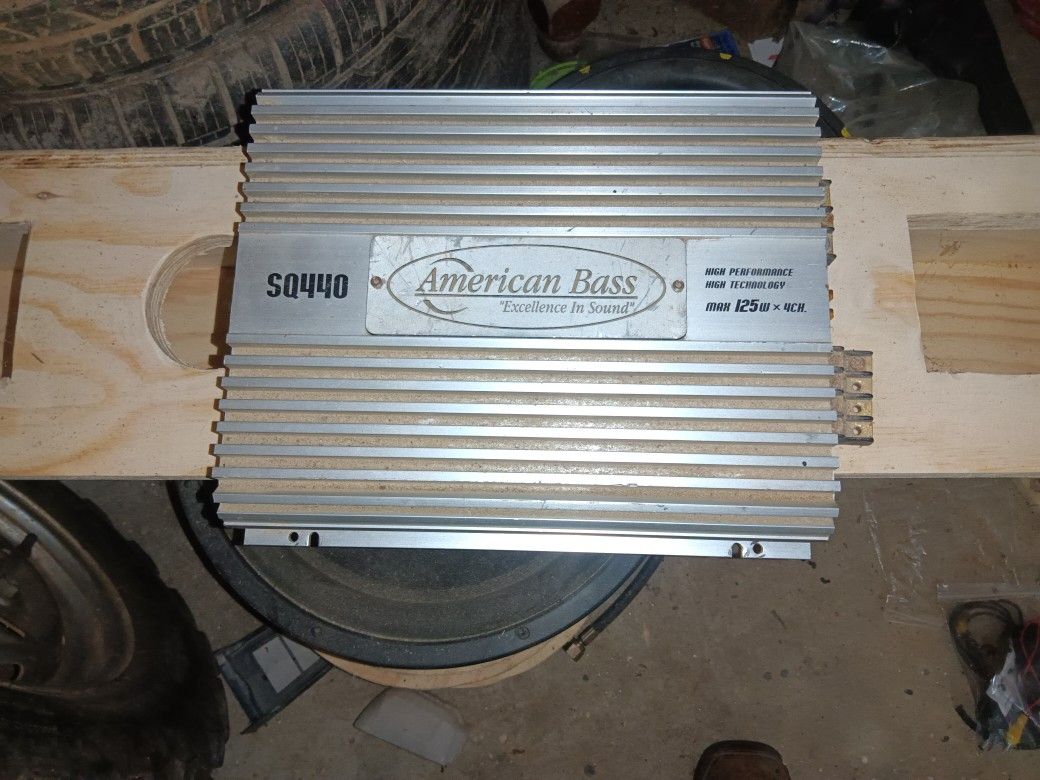 American Bass SQ 4ch Amp