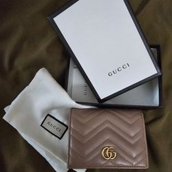 Gucci MARMONT CARD CASE WALLET