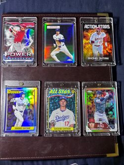 6 card Shohei Ohtani Lot all Refractors