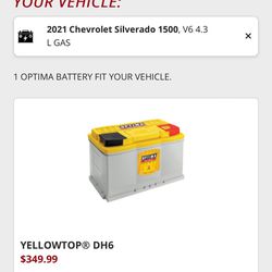 Chevrolet Silverado Battery 