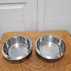 STAINLESS STEEL DOG FOOD BOWLS